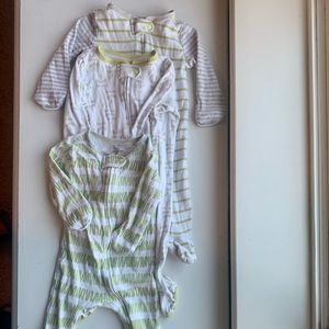 3PK Cloud Island Pajamas 3-6M